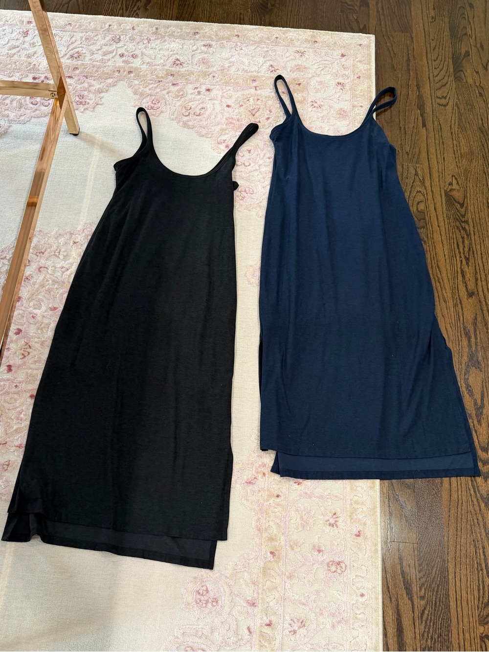 XS Beyond Yoga Featherweight Midi Tank Dress with Side Slits Bundle